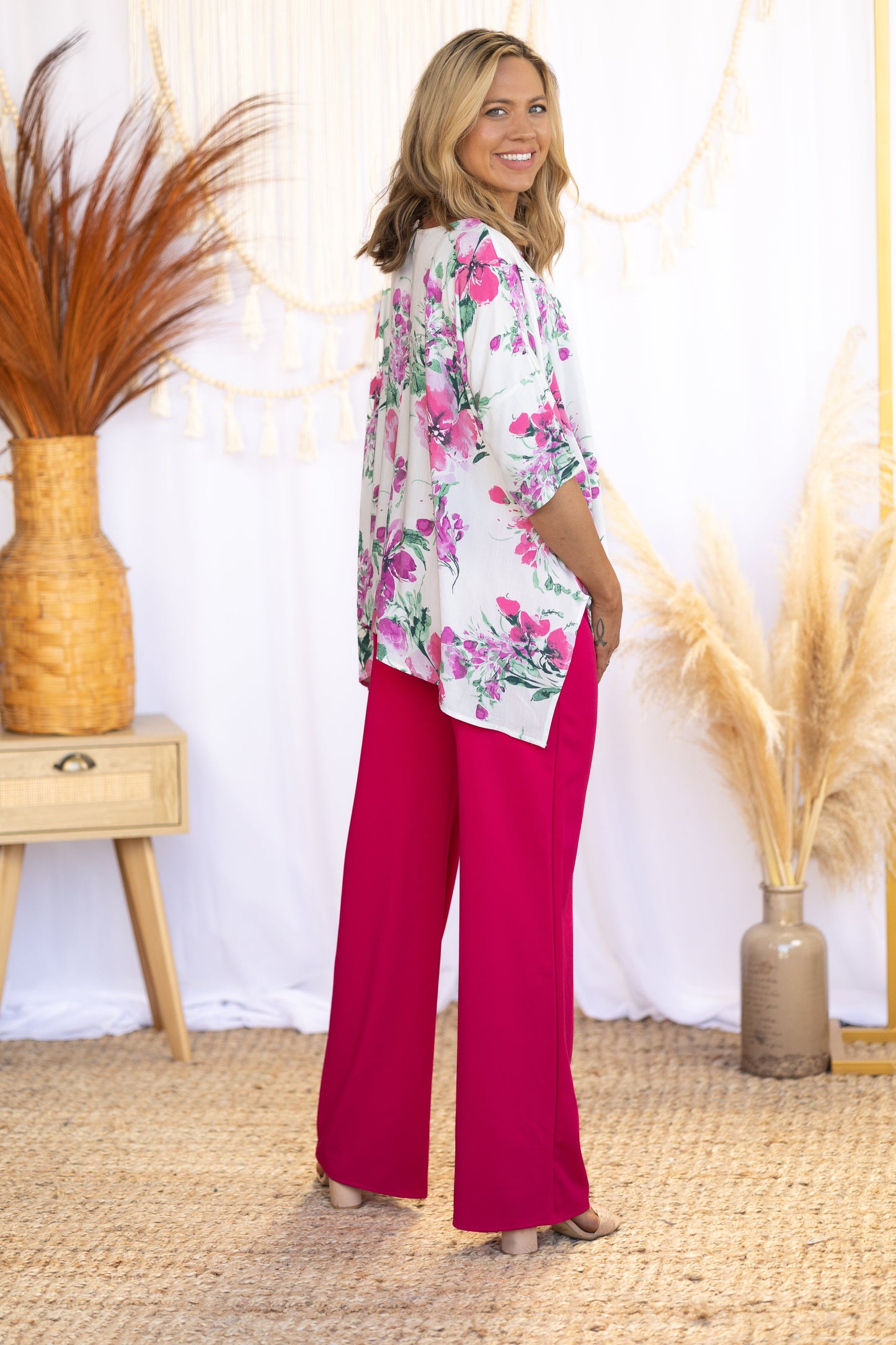 Heimish Dress Me Up - Fuchsia Pants