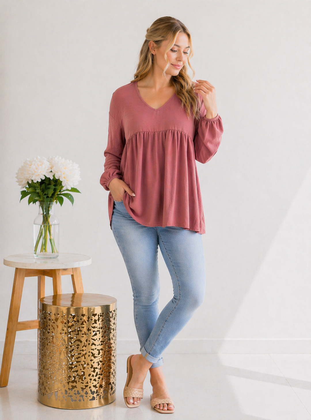 Honey Me Brick By Brick Boho Babydoll