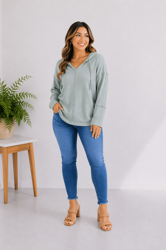 Heimish Brush Your Cares Away Hoodie - Army Green