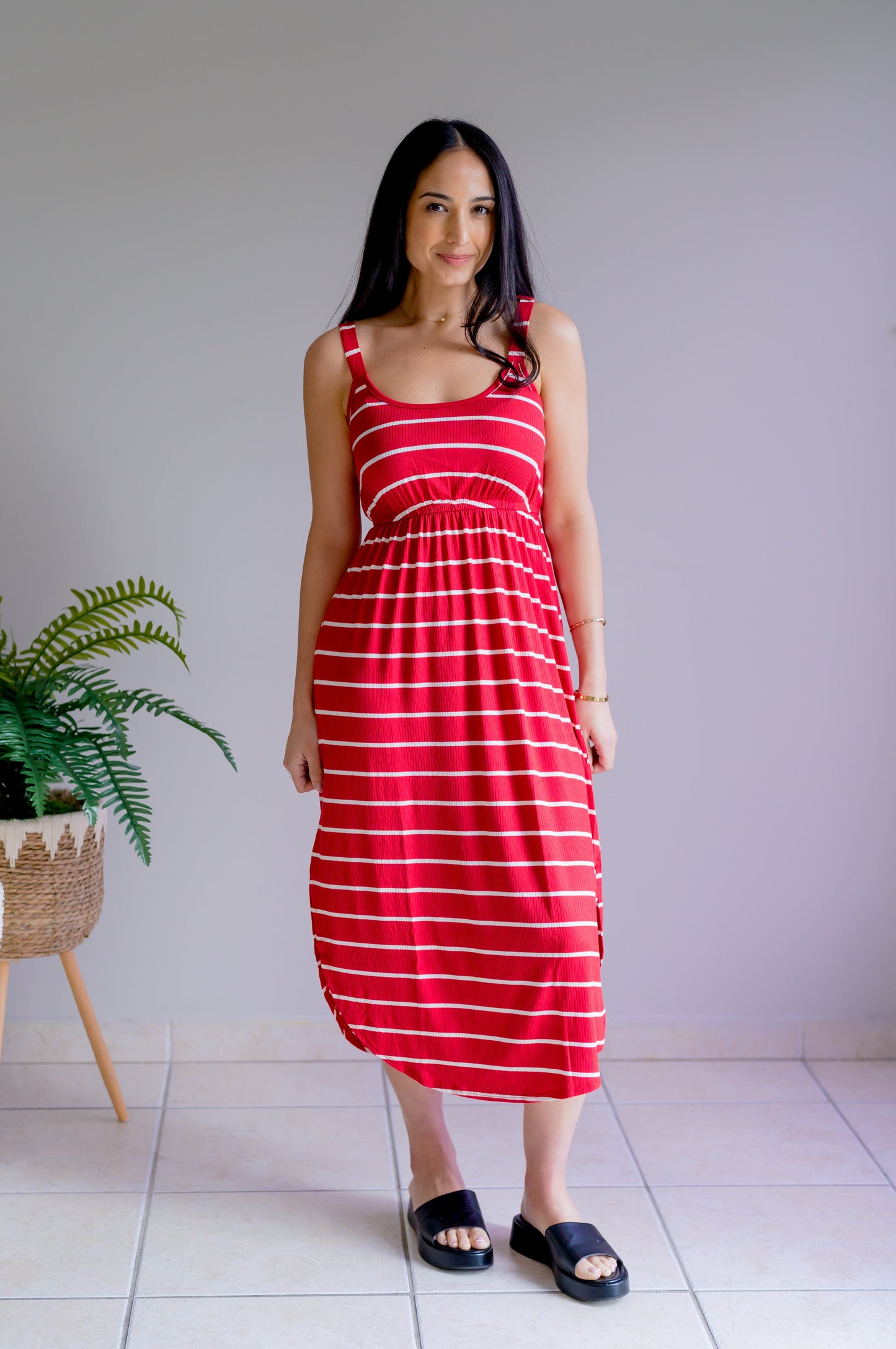 Dear Scarlett Candy Kiss Midi Dress
