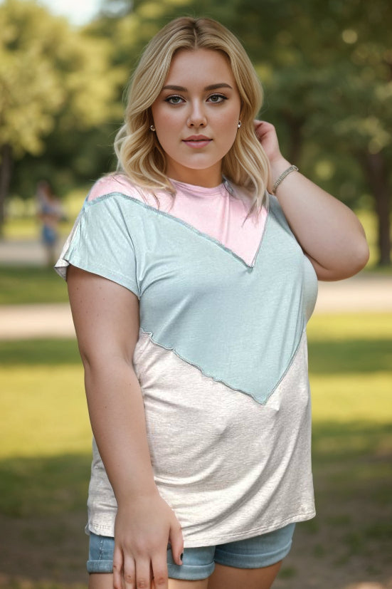 Heimish Chic Chevron Short Sleeve