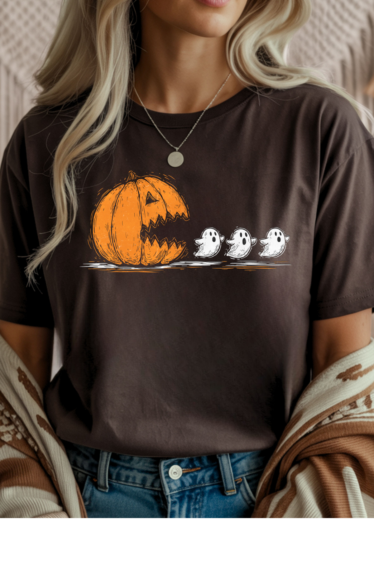 Pumpkin Ghosts Graphic Tee
