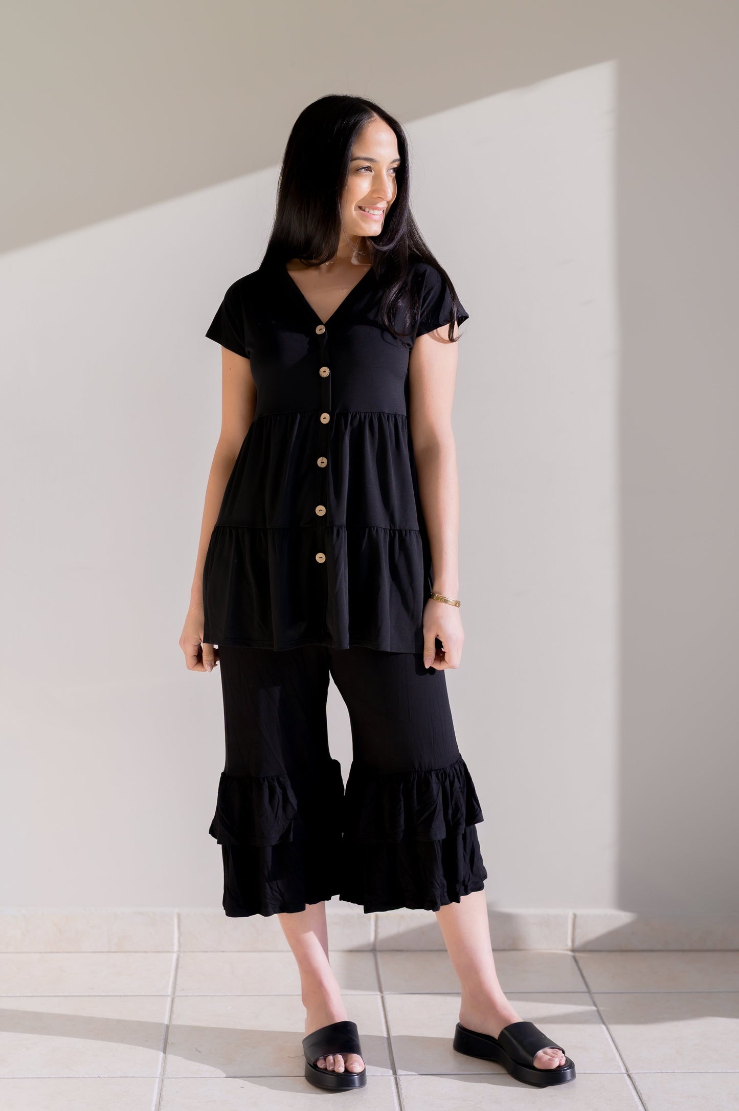 Heimish Cloudbound Button Top