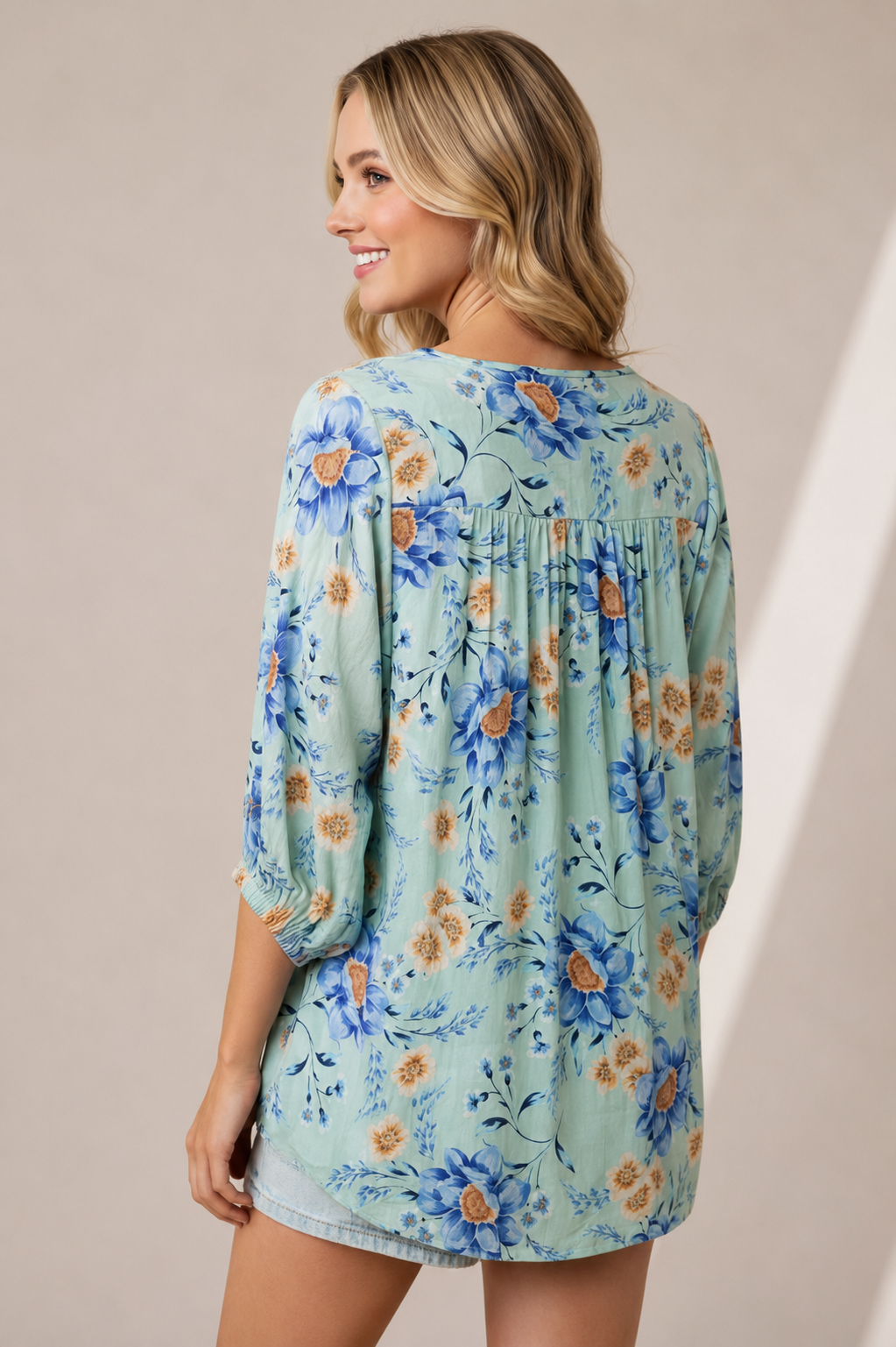 Heimish Coastal Bloom Blouse