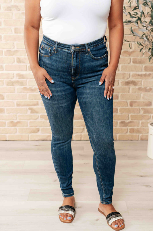 Judy Blue Cora High Rise Control Top Skinny Jeans