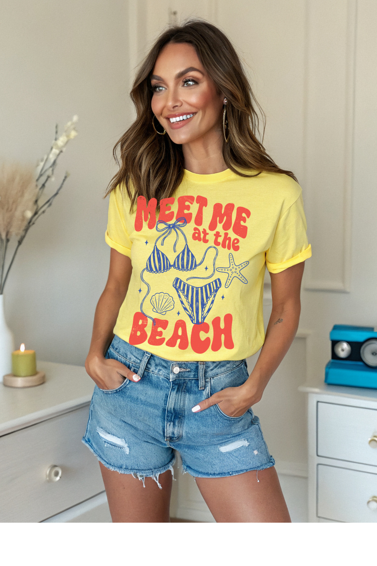 Meet Me At the Beach Graphic Tee