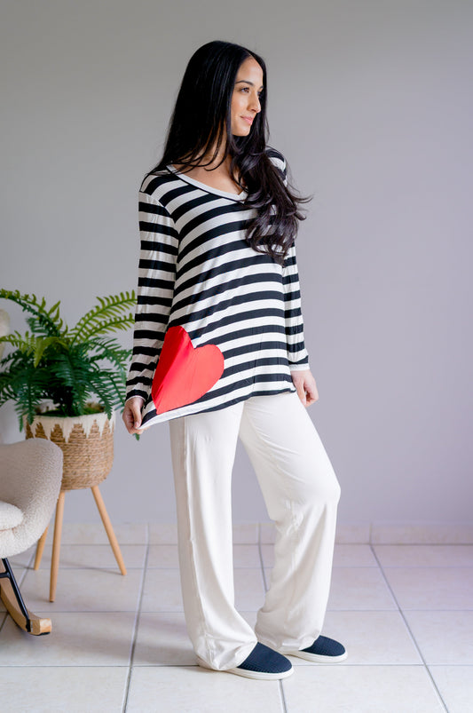 Heimish Cupid’s Stripe V-Neck