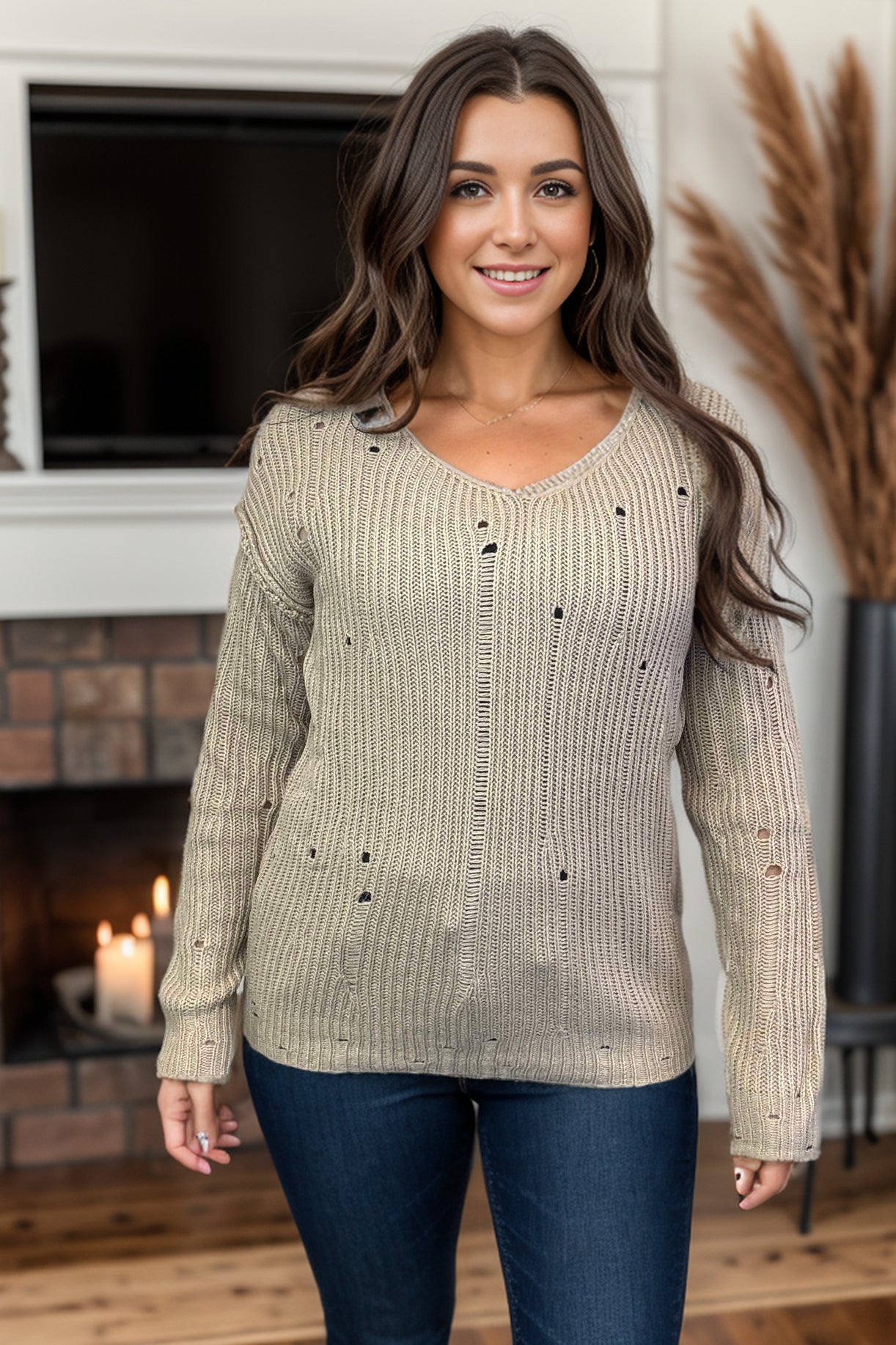 Haptics Distressed To Impress - Sweater