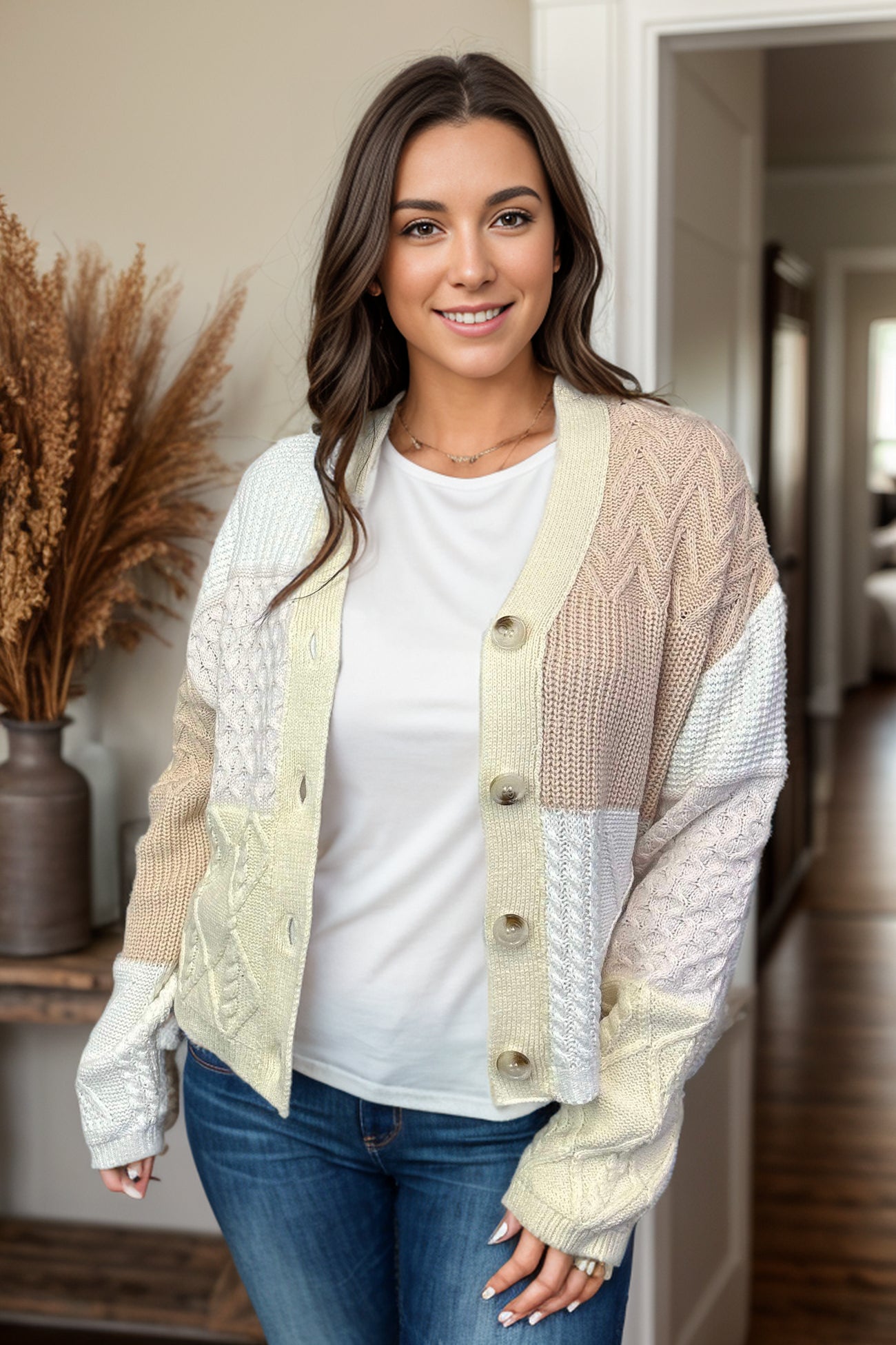 Hailey & Co Gingerbread & Marshmallows - Cardigan