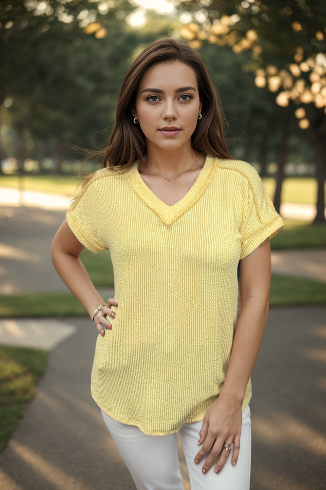 Heimish Glory In Yellow - Short Sleeve