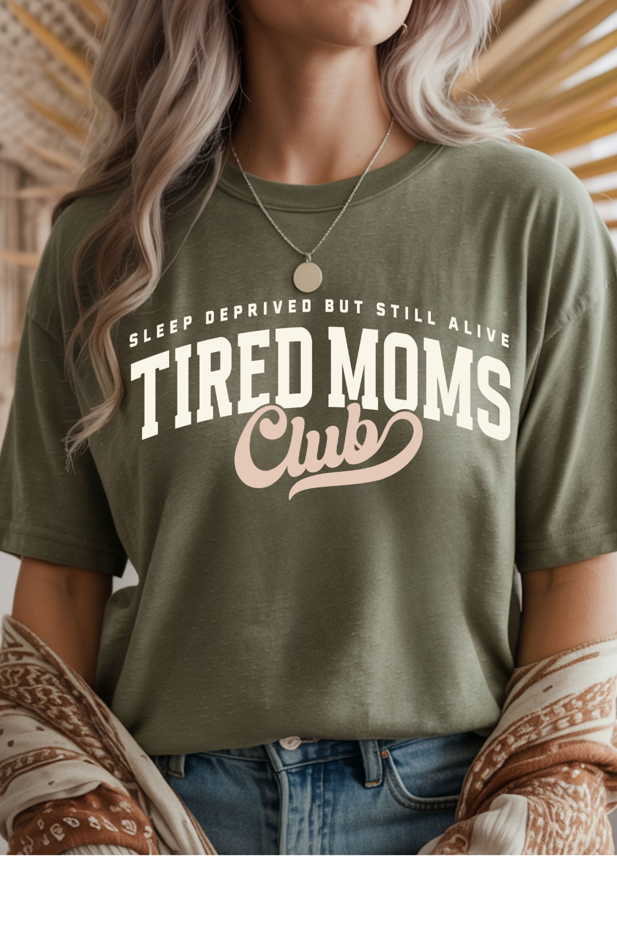 Tired Moms Club Graphic Tee