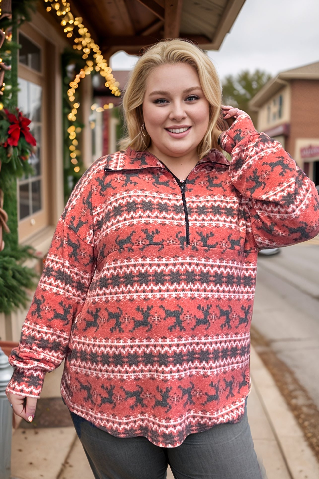 Now N Forever Holiday Fleece Pullover