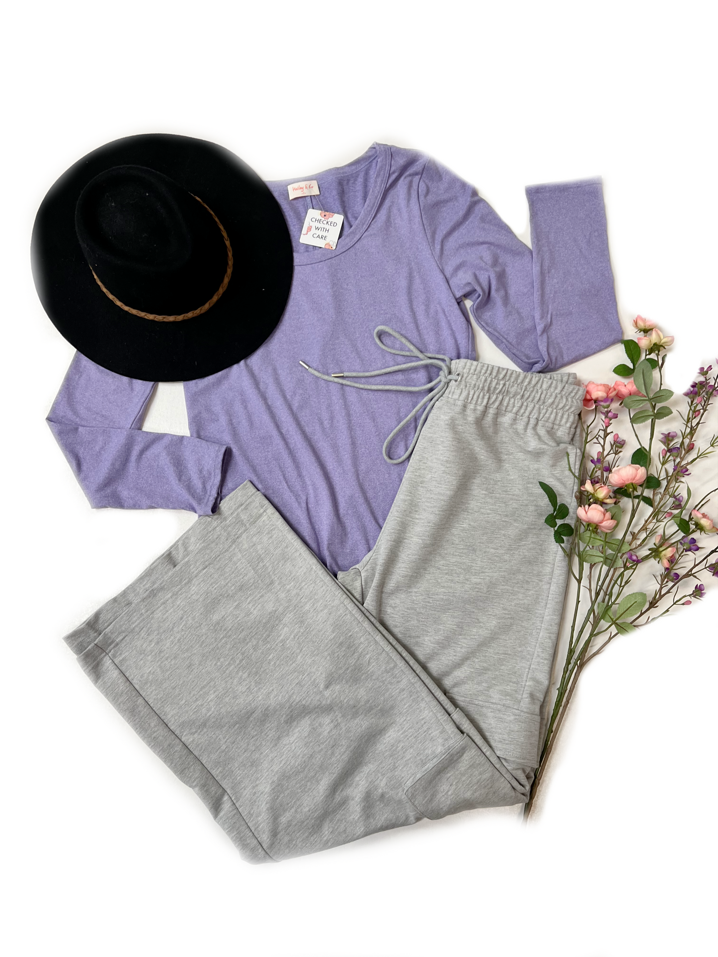 Hailey & Co Powder Purple Long Sleeve