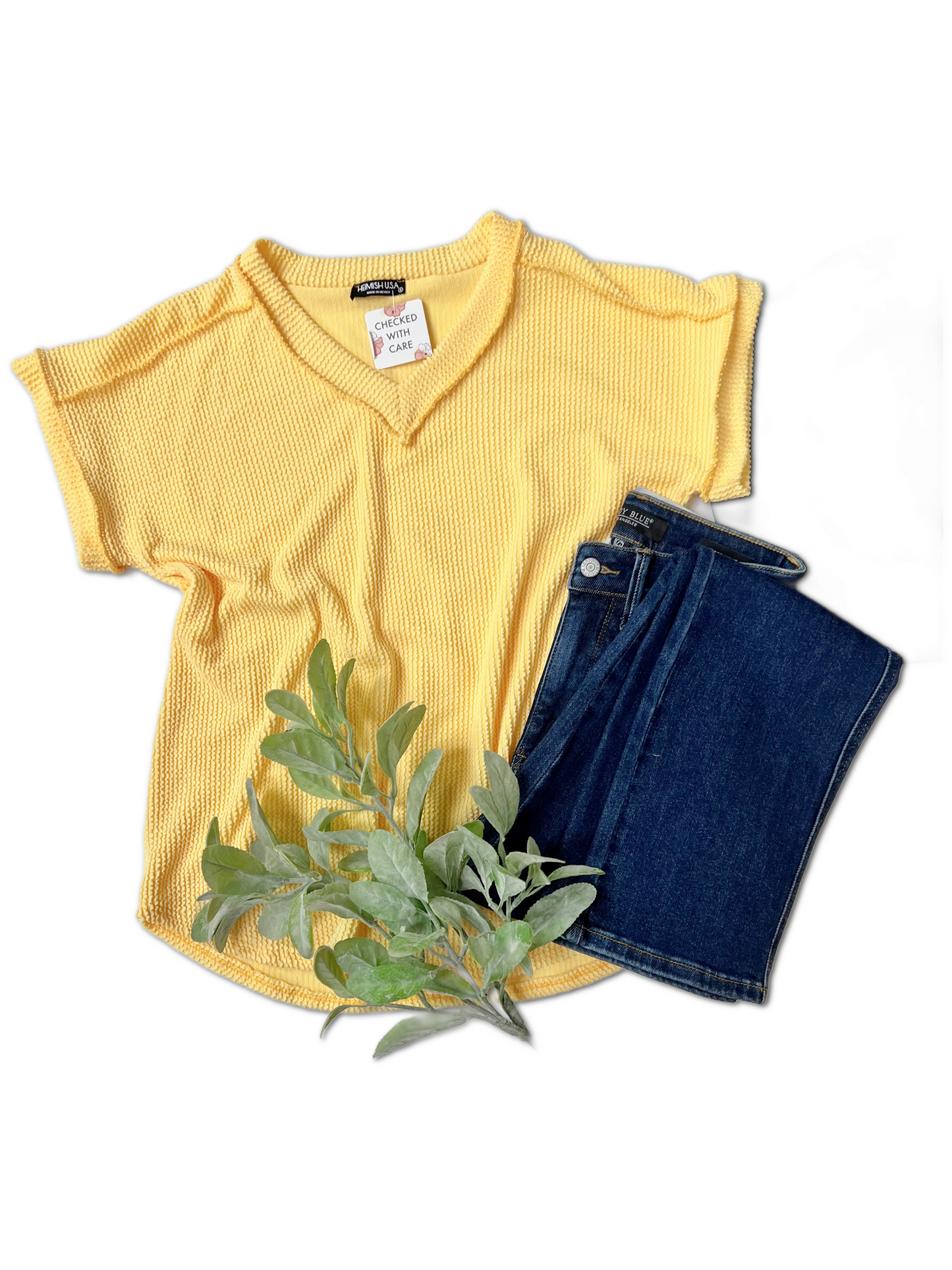 Heimish Glory In Yellow - Short Sleeve