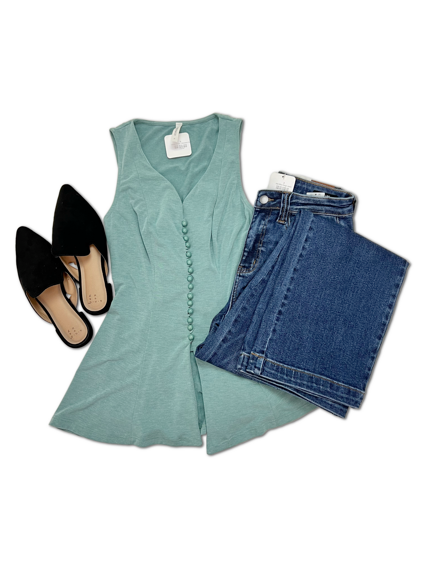 Uptown Charm - Sleeveless Top