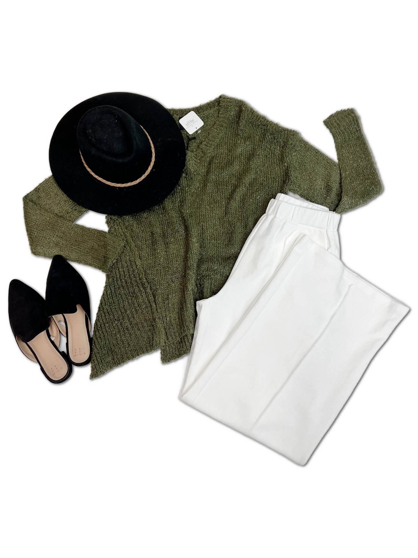 Heimish Olive Delight - Popcorn Sweater