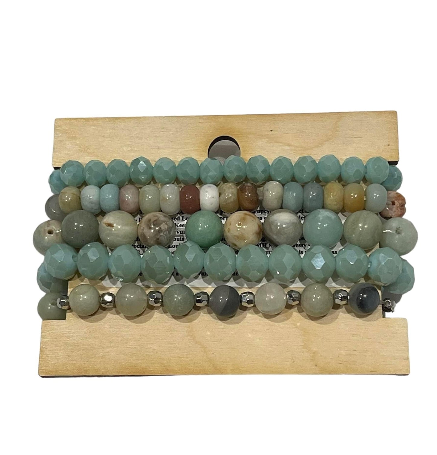 Keep It Gypsy Bracelet Stack in Sage