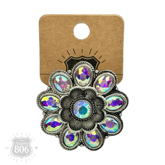Accessories 806 Western flower shape ring