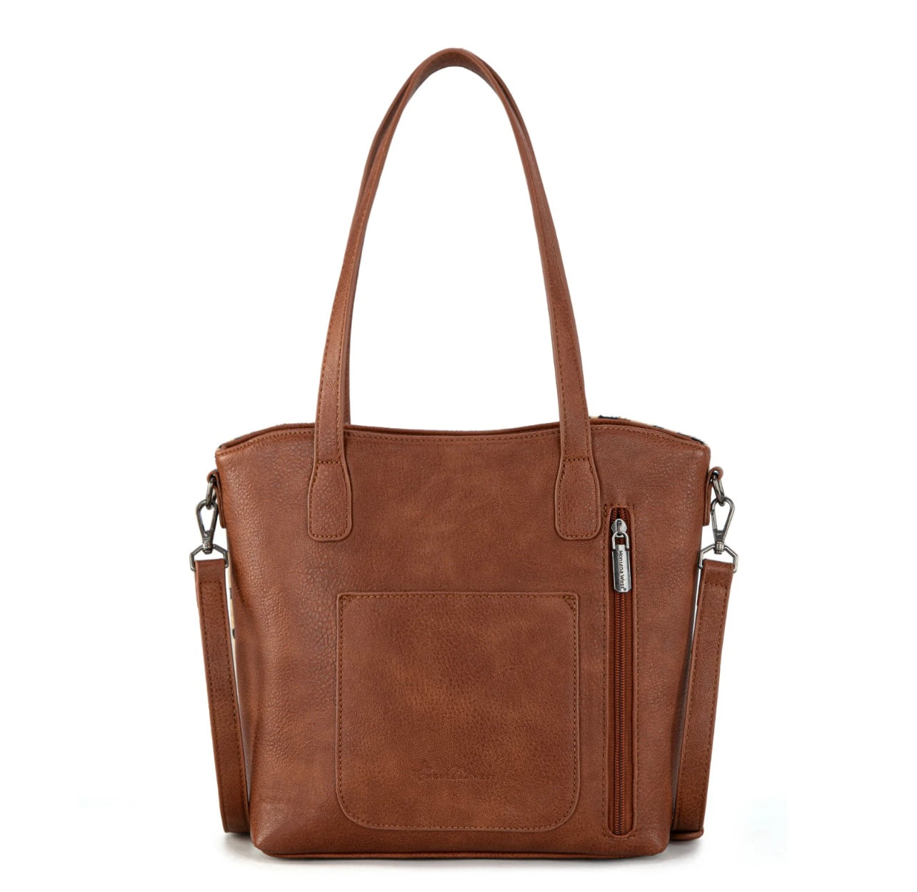 Montana West Tooled Collection Concealed Carry Tote/Crossbody - Leopard