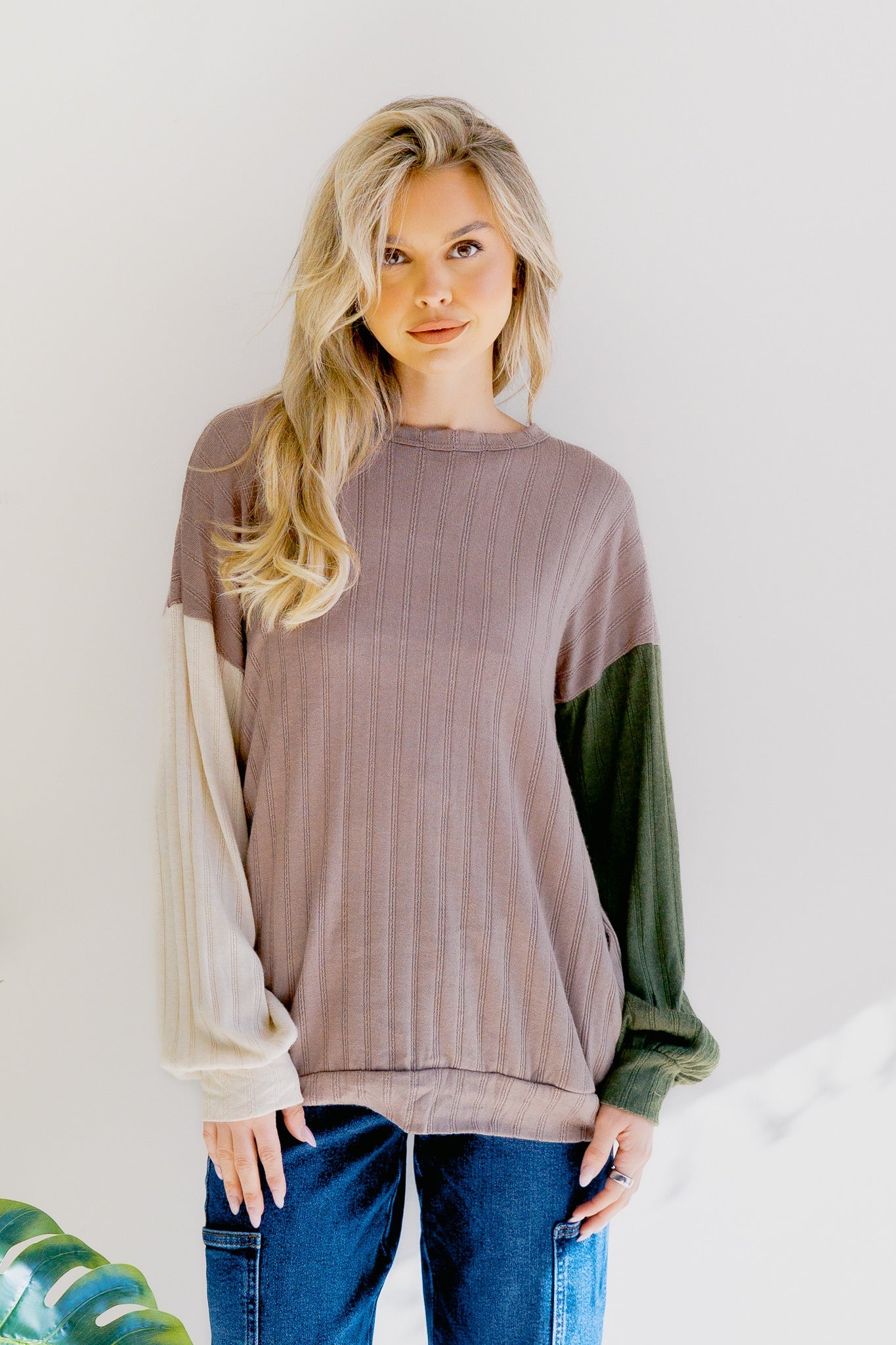 Heimish Rustling Fern Puff Sleeve