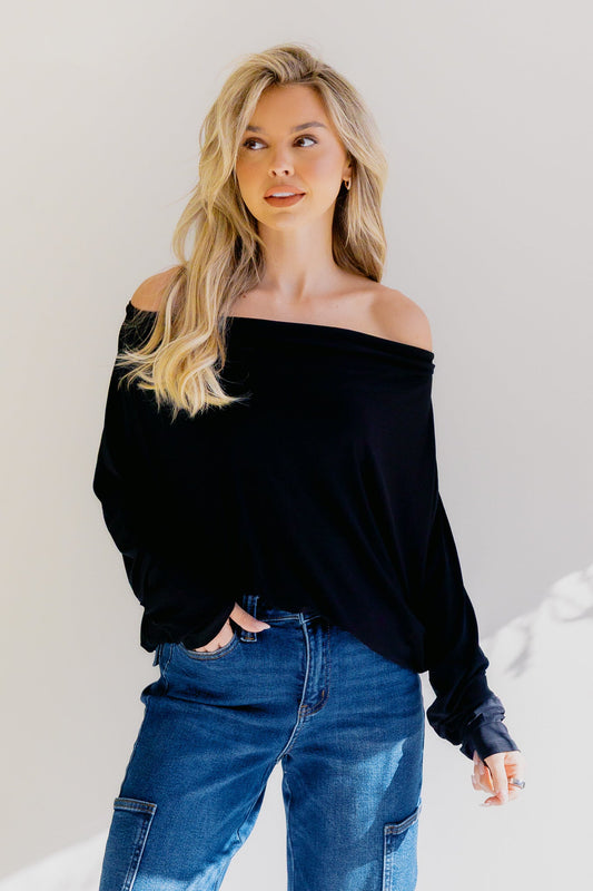 Shopin LA Twilight Meadow Thumbhole Dolman