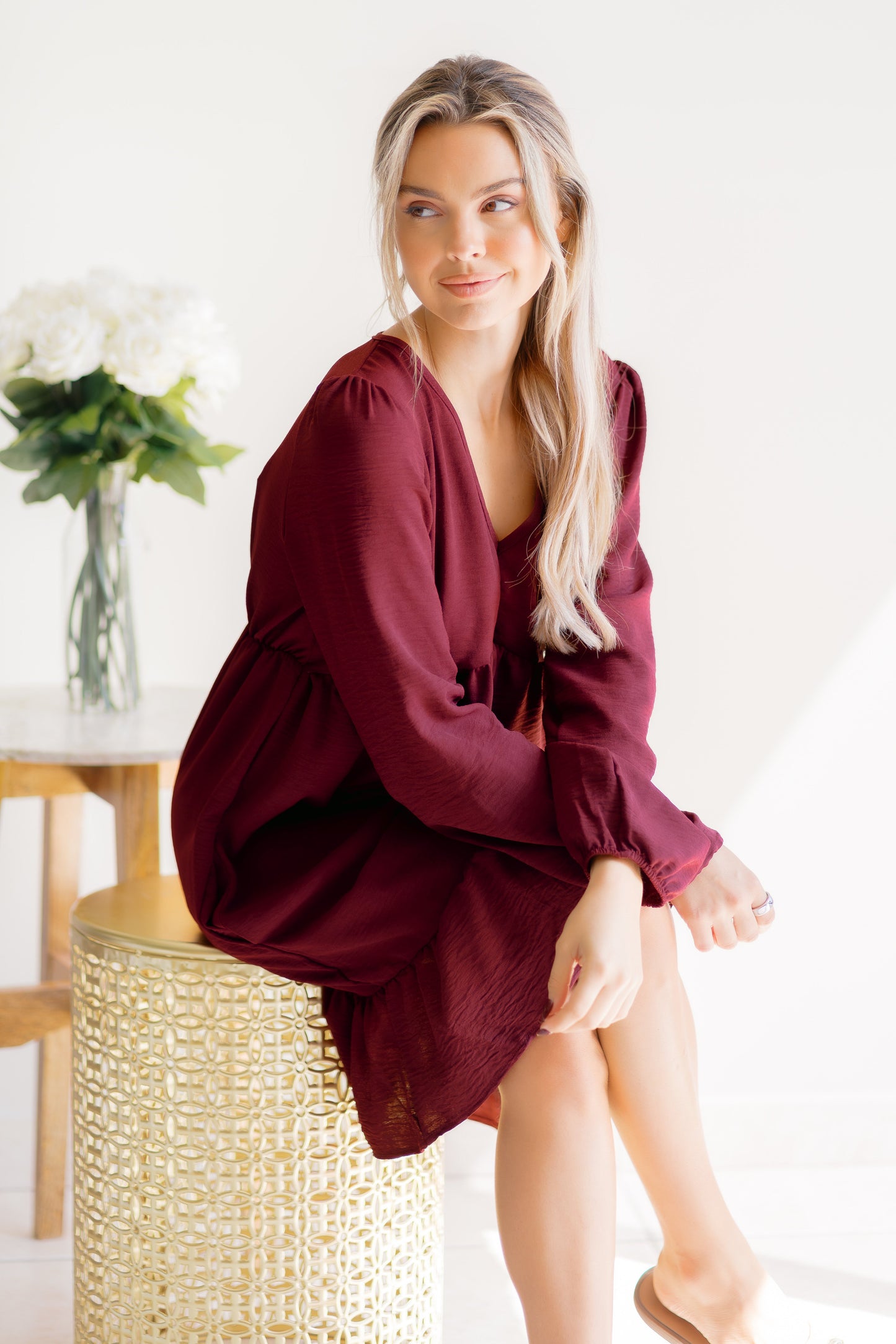 Heimish Burgundy Bliss Dress