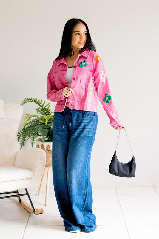Oddi Sequin Petal Pop Jacket