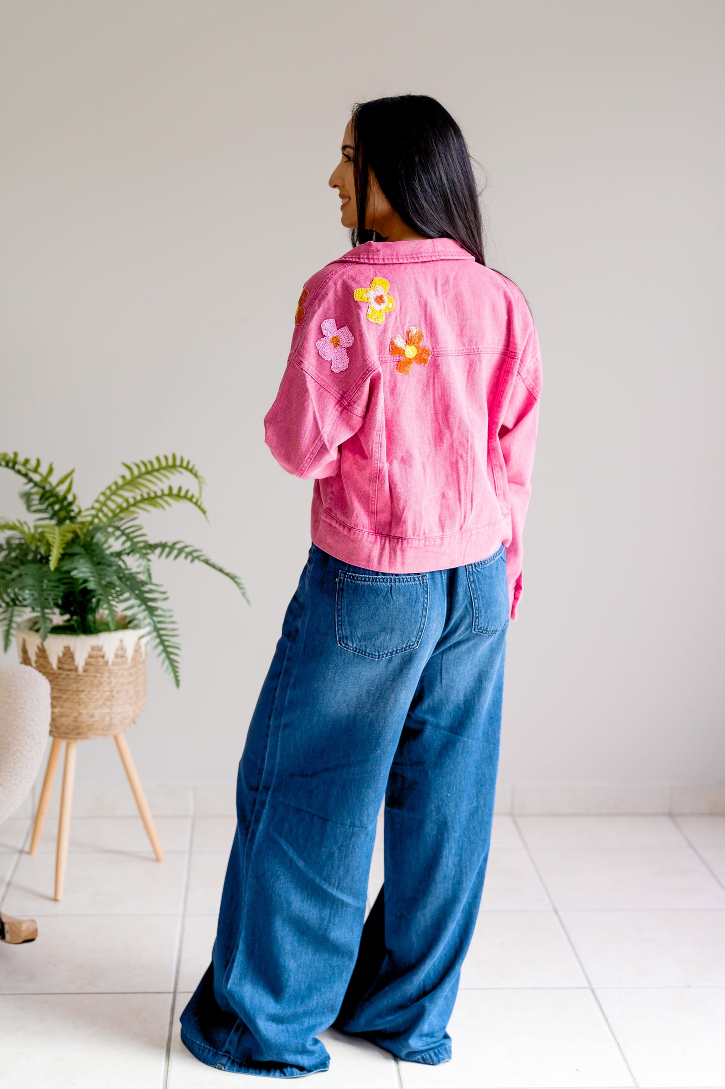 Oddi Sequin Petal Pop Jacket