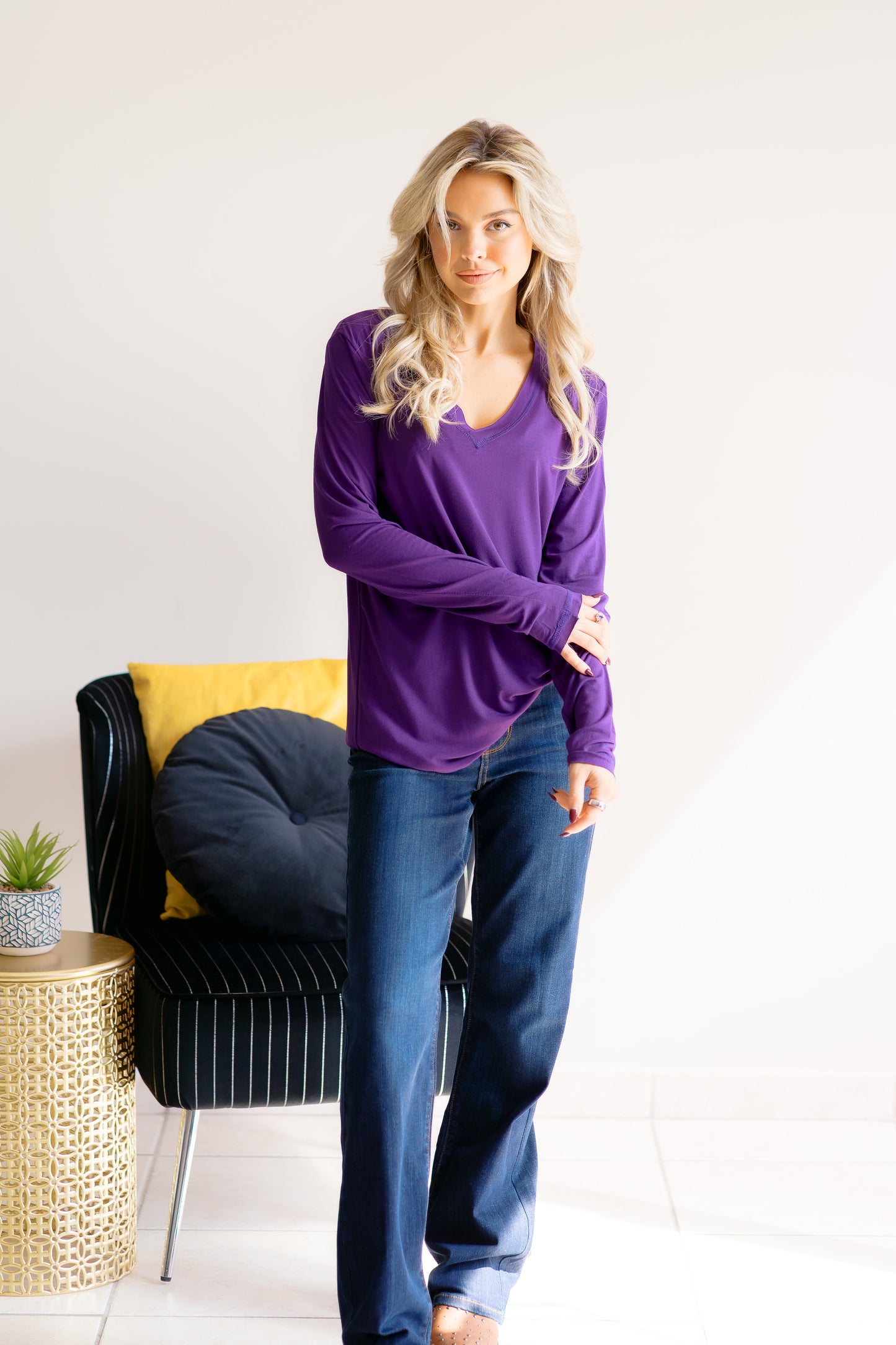 Heimish Amethyst Allure Long Sleeve