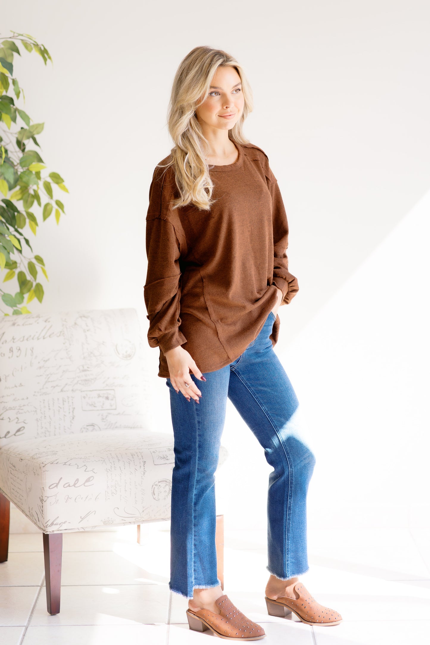 Andree By Unit Chestnut Charm Pullover