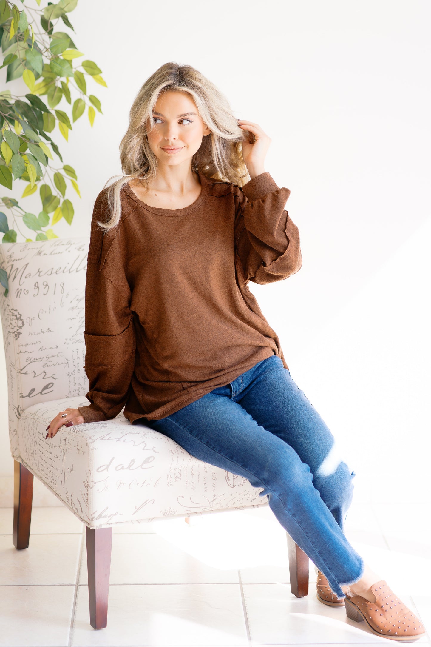 Andree By Unit Chestnut Charm Pullover
