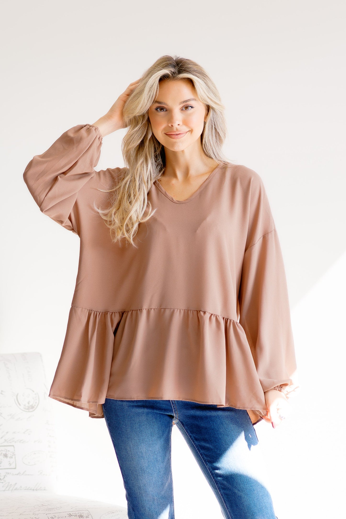 Haptics Truffle Allure Peplum