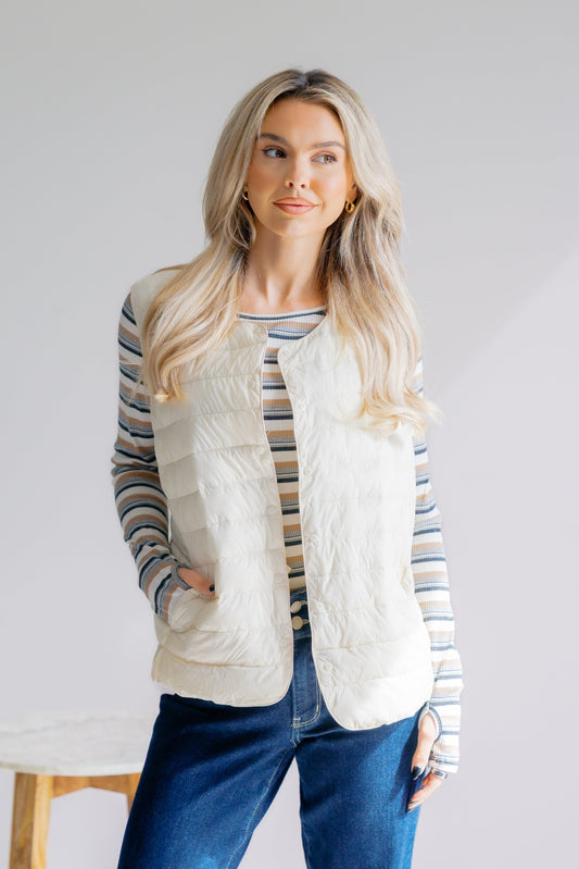 Heimish Ivory Glow Vest