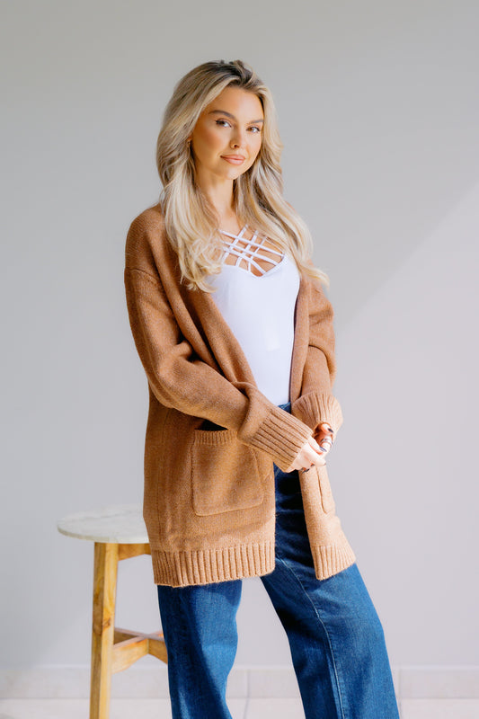 Zenana Golden Dusk Cardigan