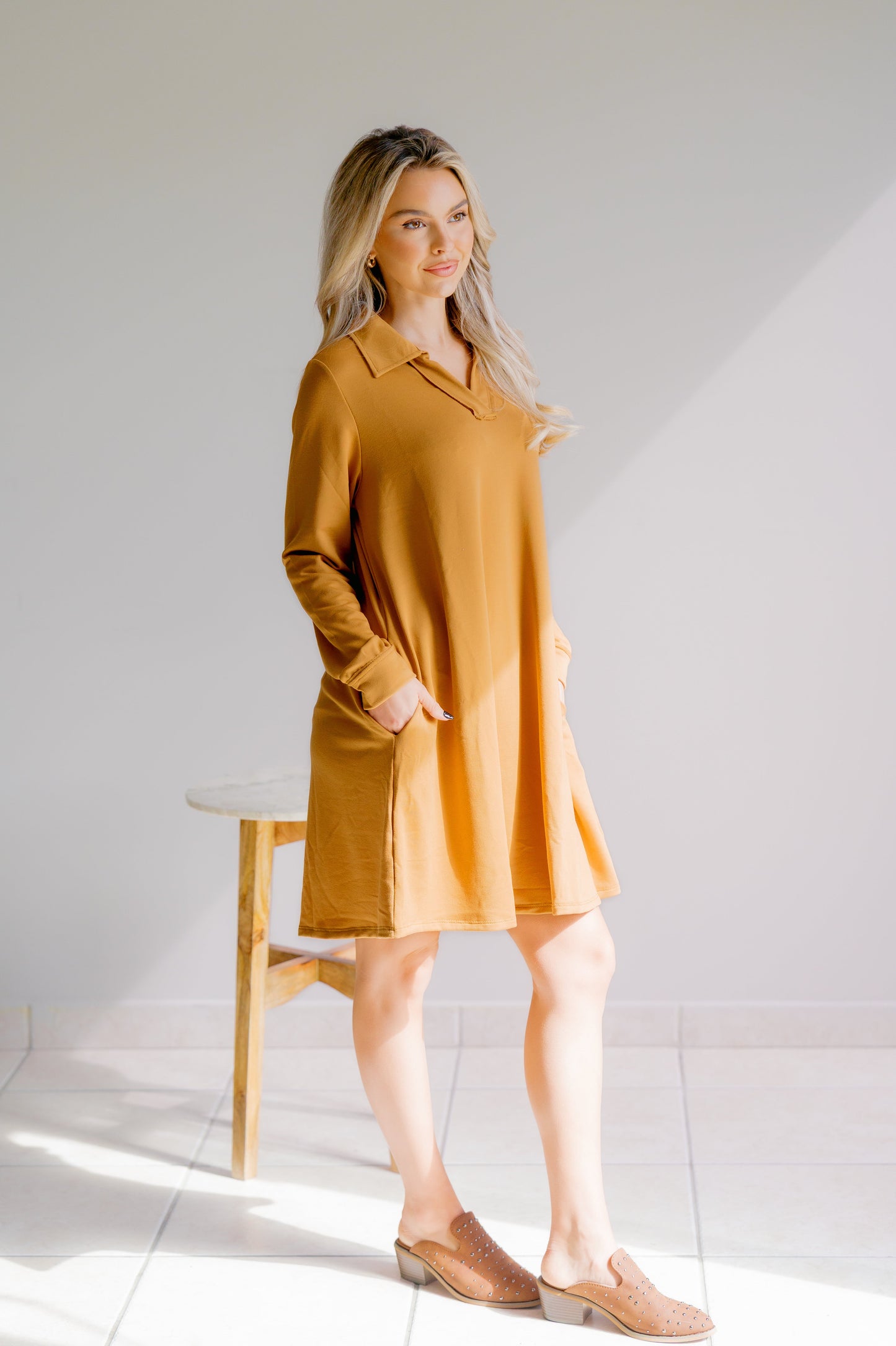 Dear Scarlett Golden Bloom Dress