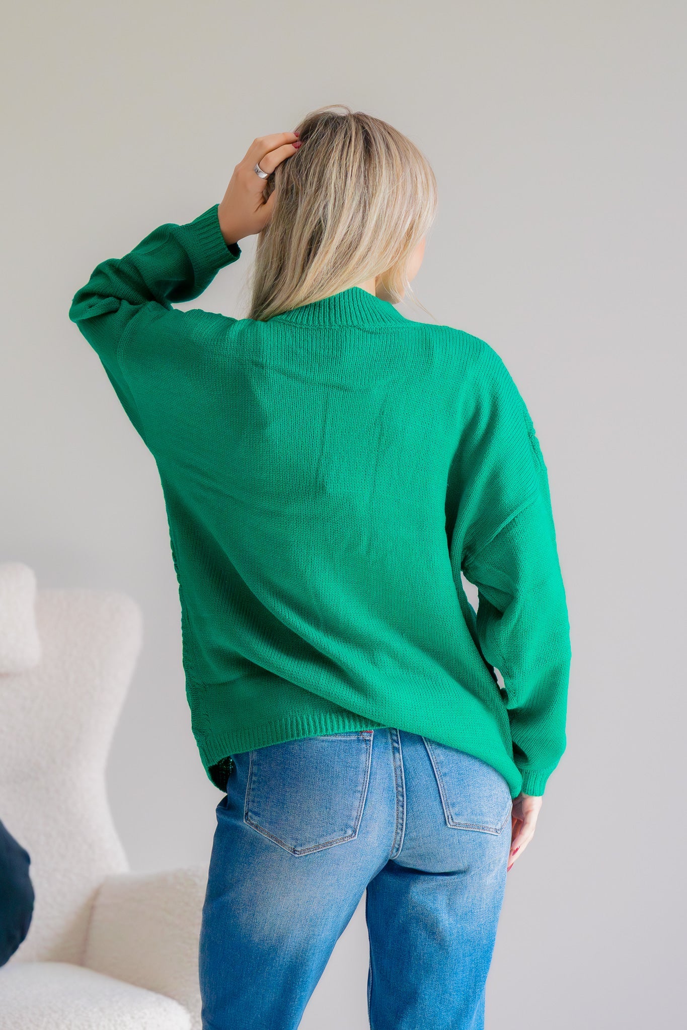 Dear Scarlett Merry Spruce Pullover Sweater