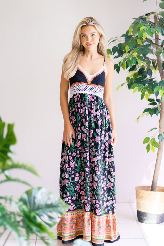 White Birch Sunset Serenade Maxi