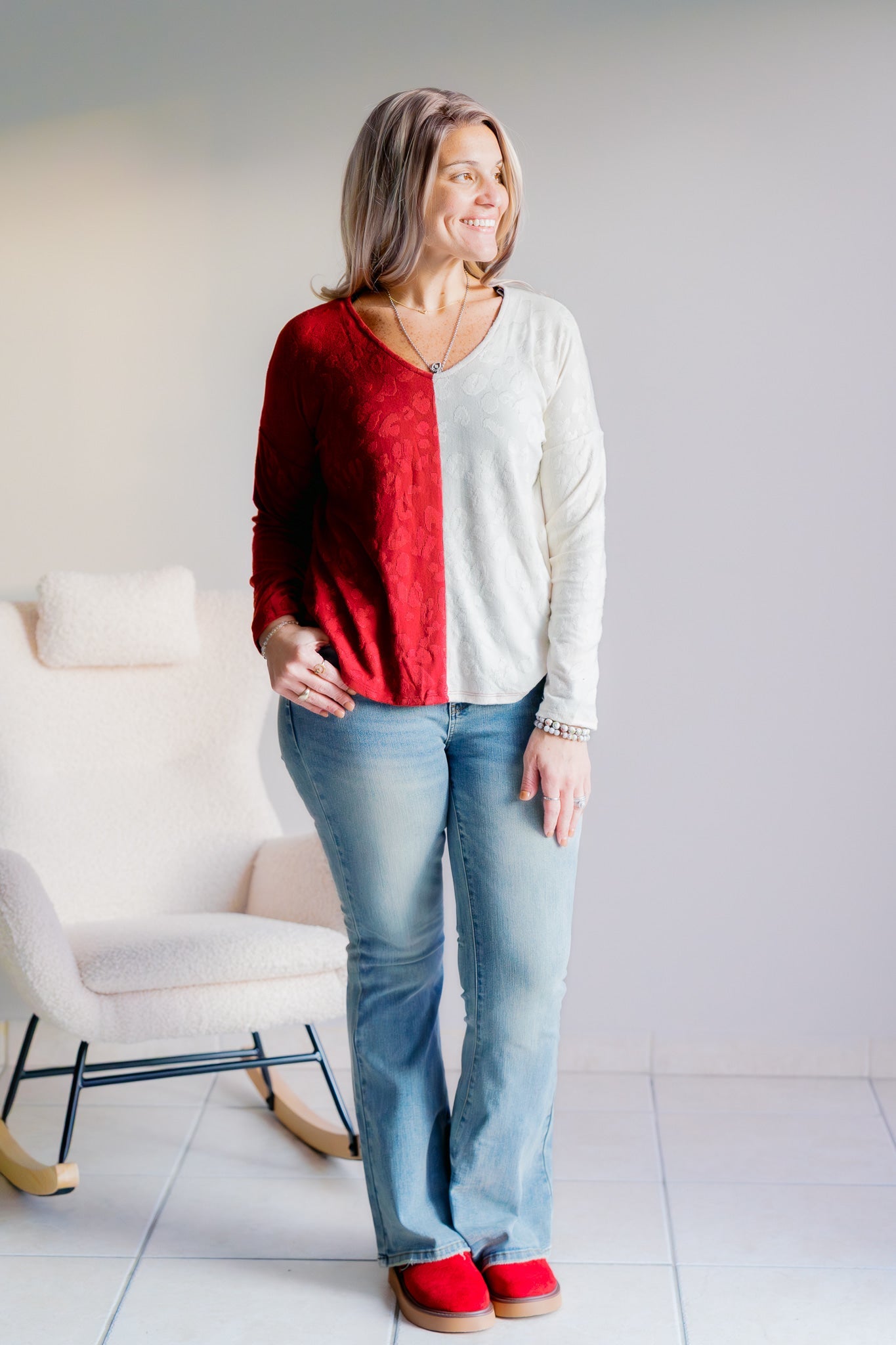 Now N Forever Merry Mint Split Top