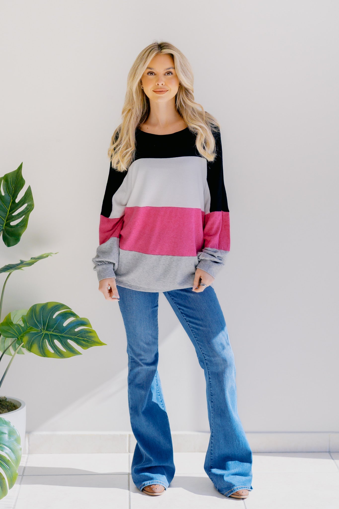 Haptics Bloom Line Pullover