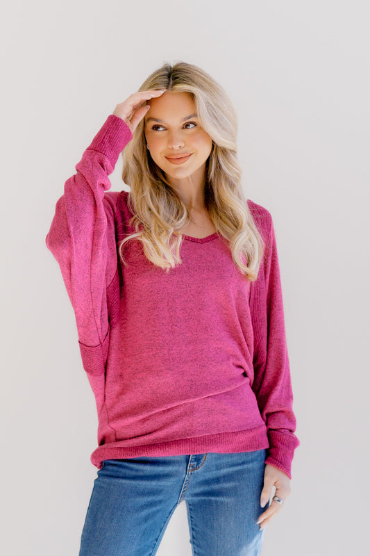 Heimish Aurora Blush Knit Pullover