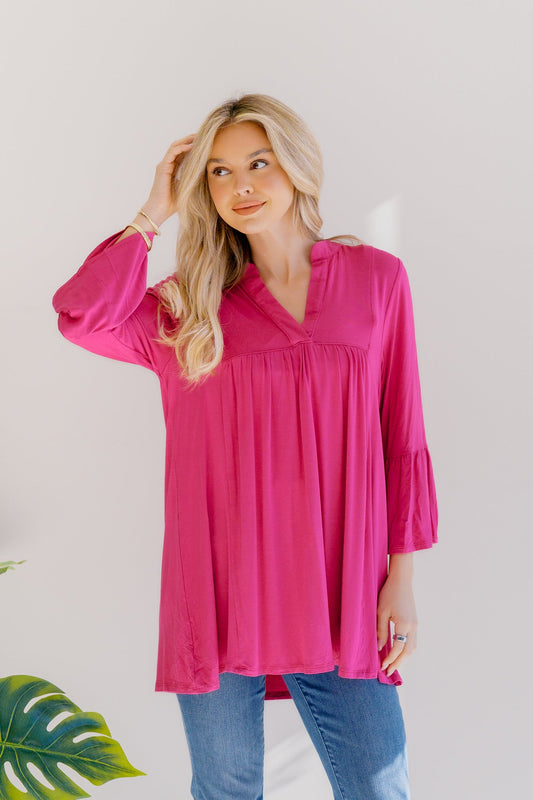 Shopin LA Vivid Petal Swing Top