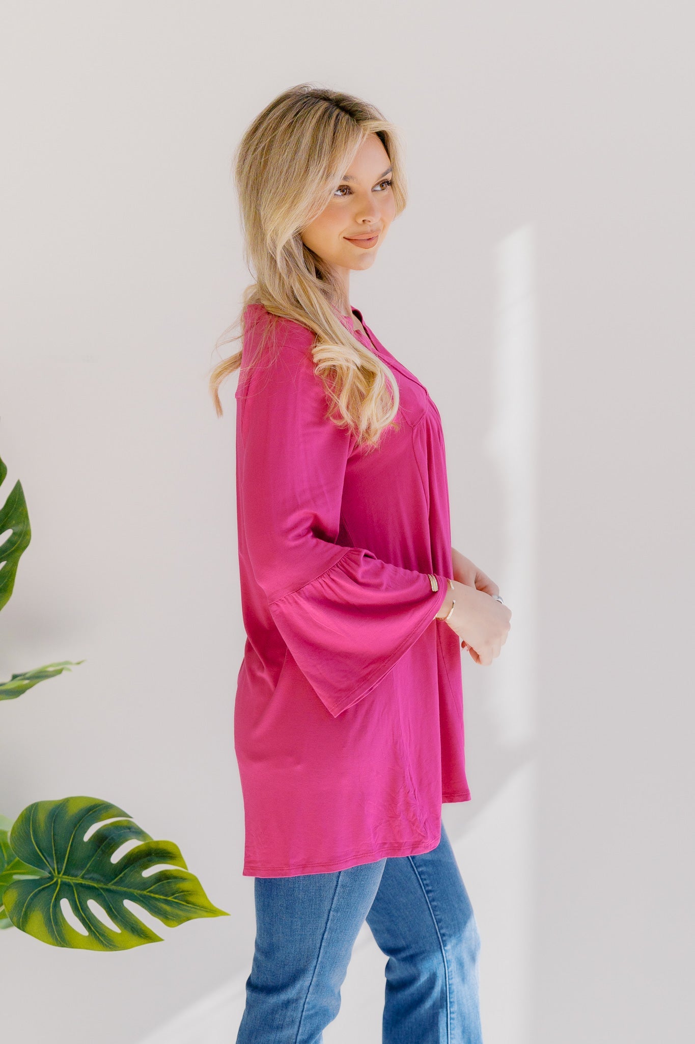 Shopin LA Vivid Petal Swing Top