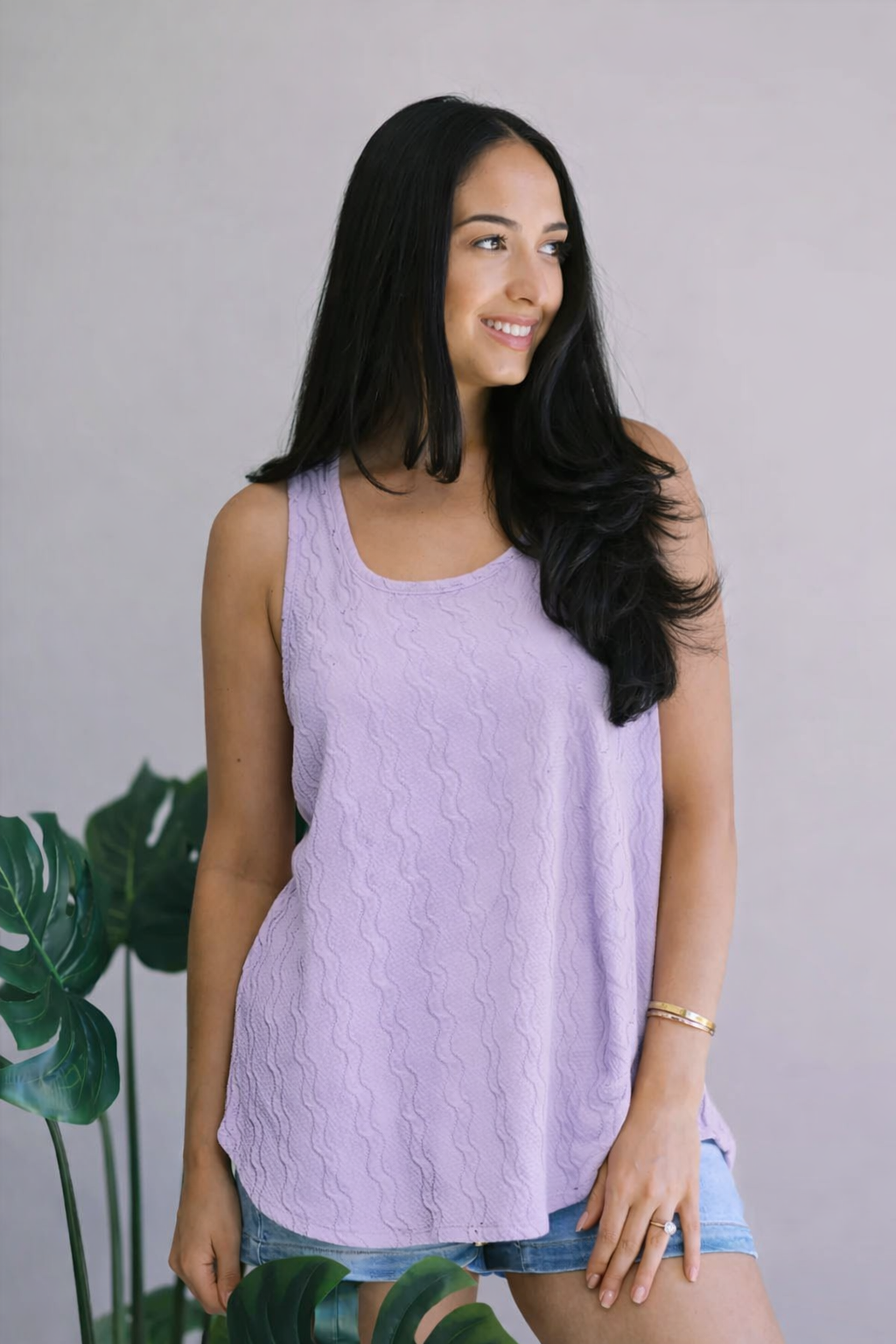 Dear Scarlett Lilac Reverie Sleeveless Top