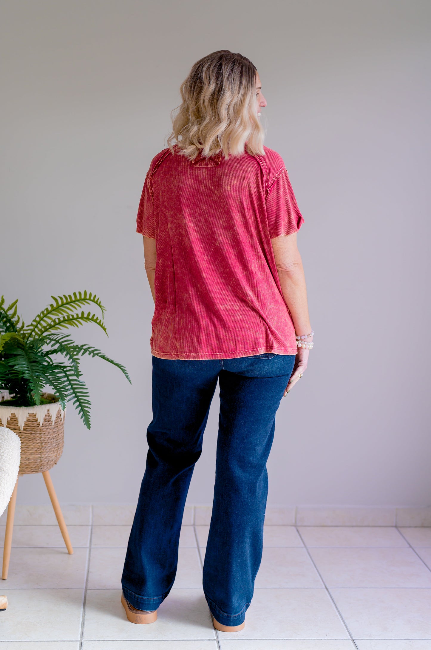Zenana Love Tide Boatneck Tee