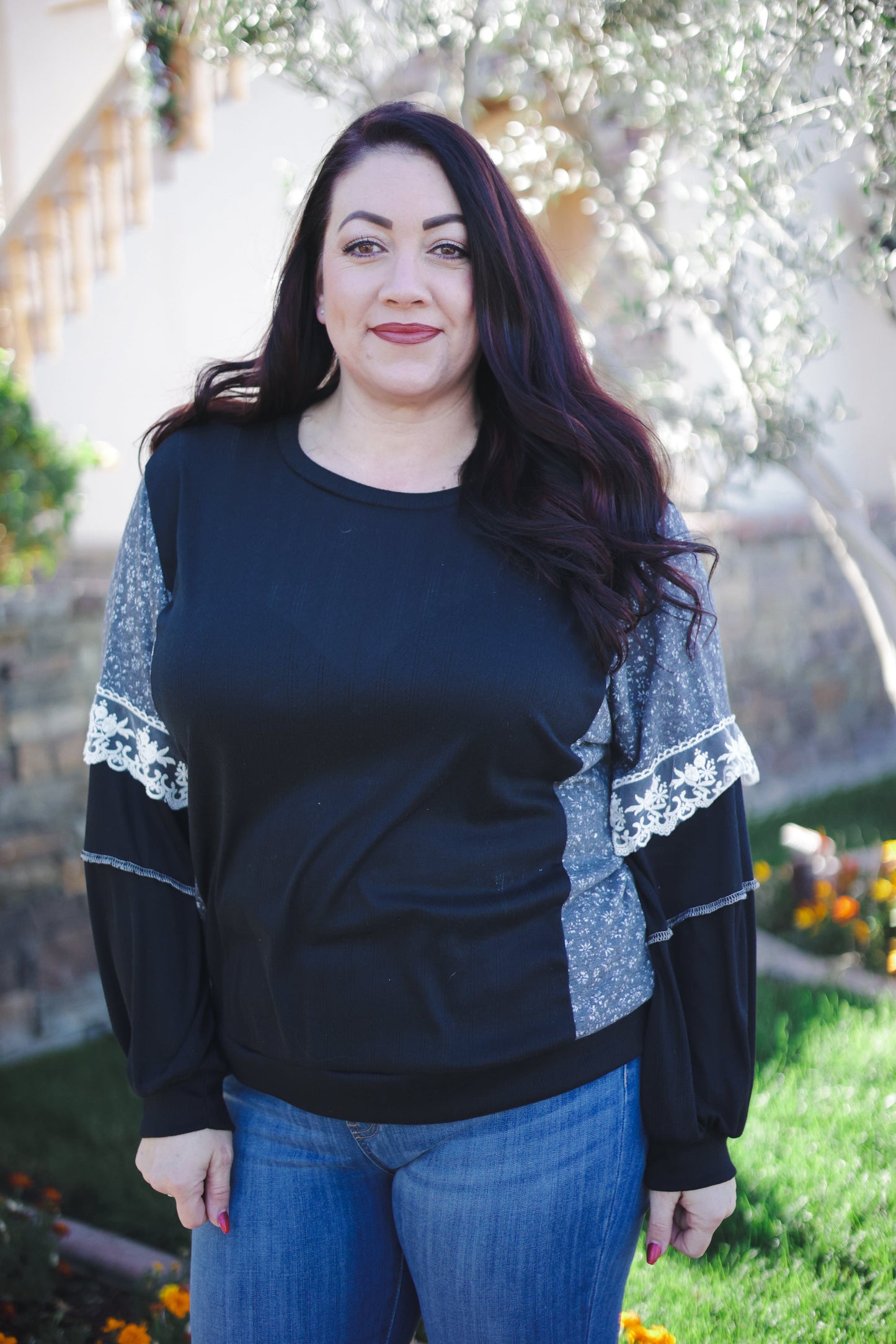 SugarFox Moonstruck Laced Bubble Sleeve