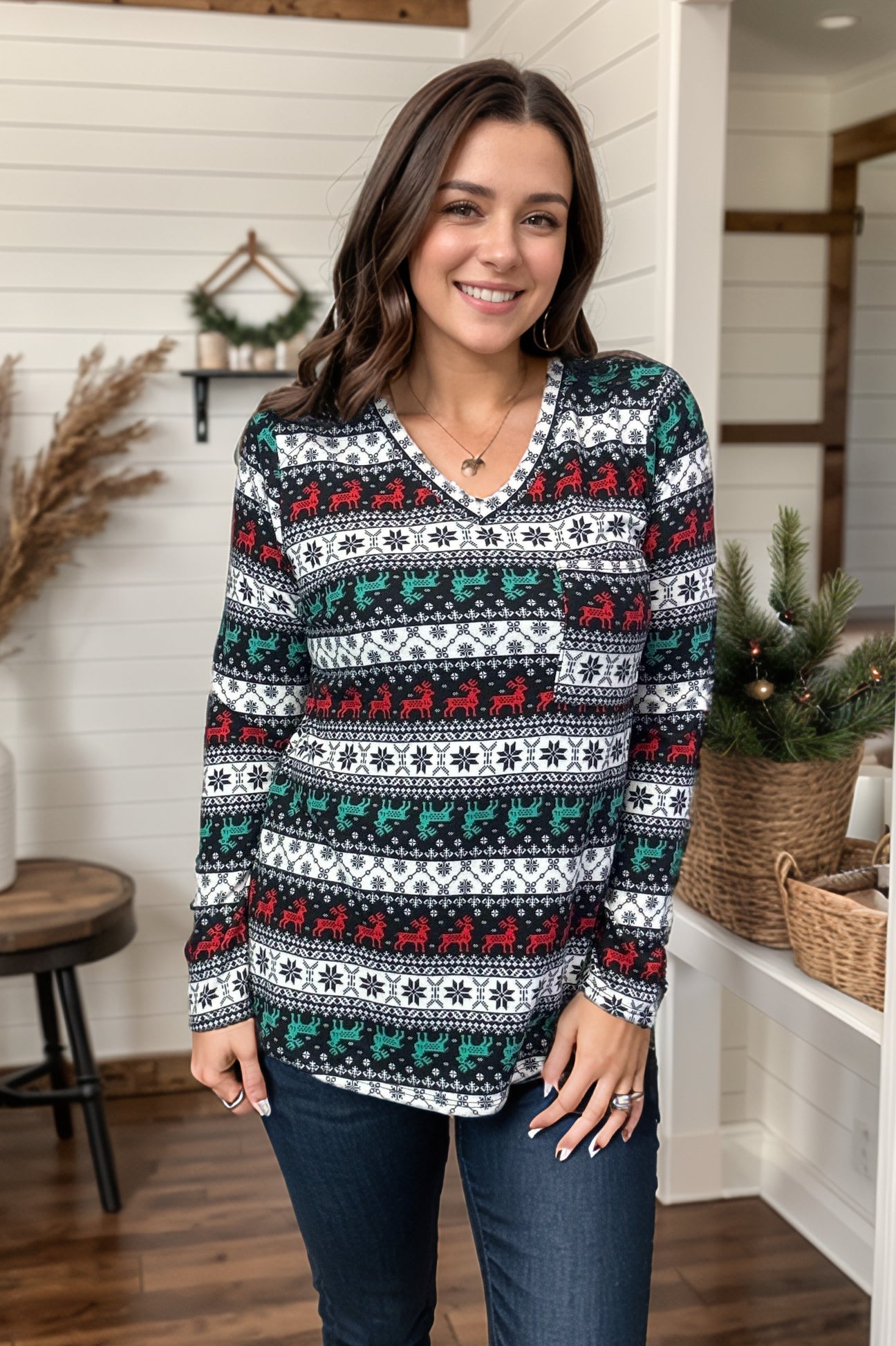 Heimish Nordic Holiday Pullover