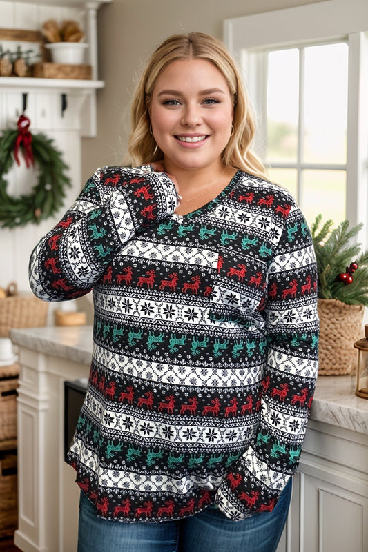 Heimish Nordic Holiday Pullover