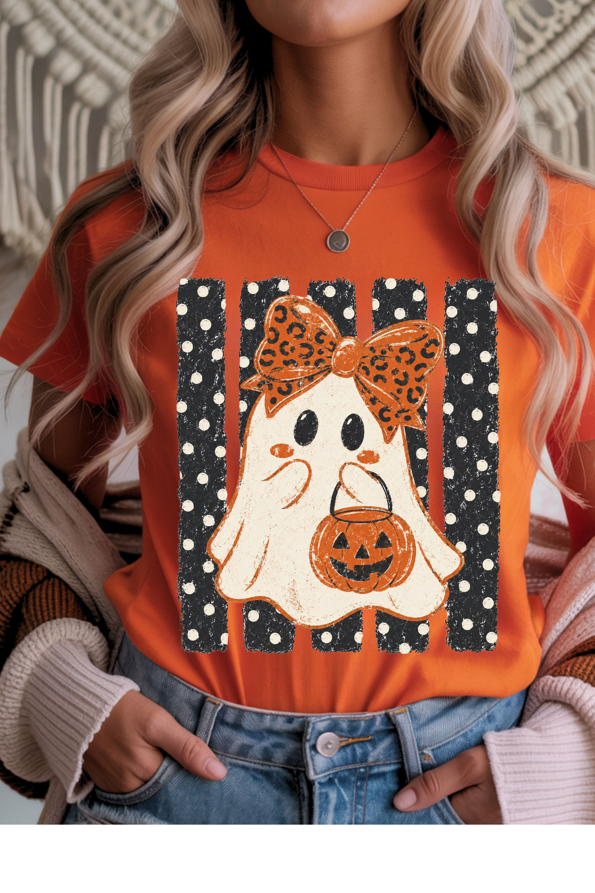 Bow Ghost Graphic Tee
