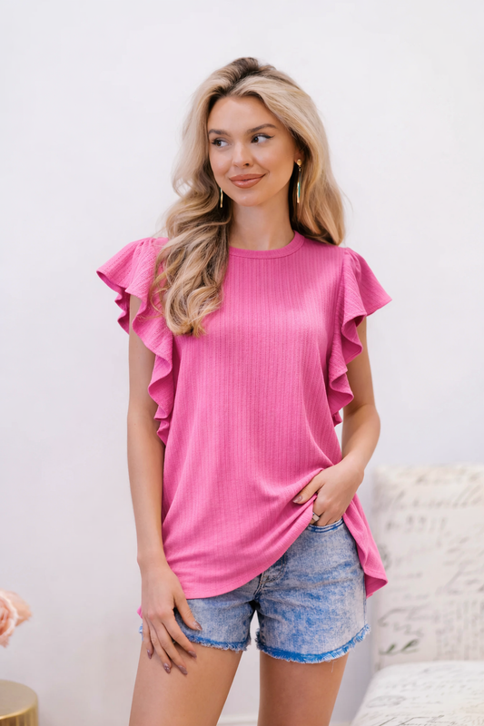 Heimish Petal Drift Flutter Top