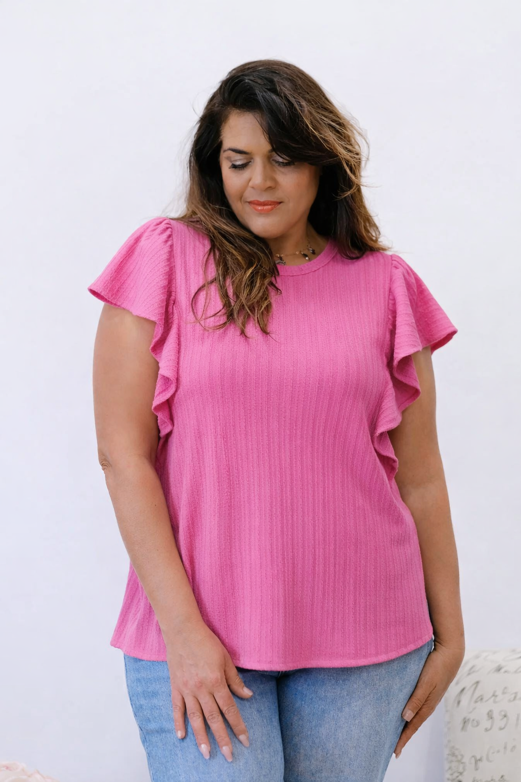 Heimish Petal Drift Flutter Top